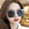 Big Square Frame Sunglasses Unisex Vintage Men Women  Fashion Driving Fishing Sun Glases UV400 Outdoor Street Shooting Retro Male Female Sunglasses