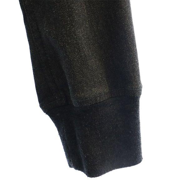 AVIREX Logo patch Zip jacket F gray Women Used