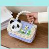 Adorable Mini Panda Crossbody Bag For Kids Stylish Girls Chain Shoulder Bag