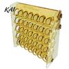 Craft Paint Storage Rack Organizer for Artists 34mm Round Pigment Bottle 35 Holes Holder Easy Assembly Stable Station Caddy Stand with Handle