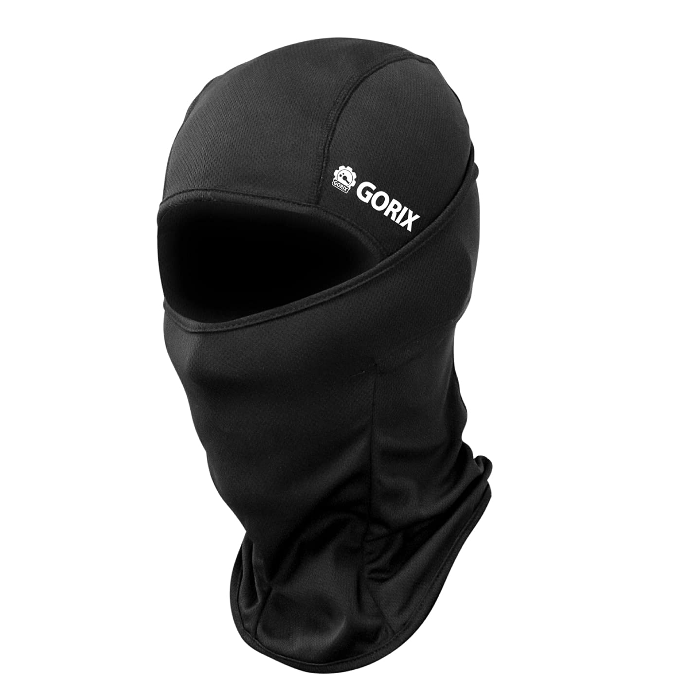 

GORIX Balaclava Summer Quick Drying Balaclava UV Protection Face Mask Head Mask Cycle [Summer Mask] (mask-6) (Black) чёрный