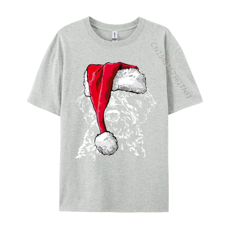 Funny Lagotto Romagnolo Christmas Dog T-Shirts Fitness Cotton Men Tees Printing Funny T Shirts Europe Prevalent T-Shirt