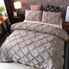 Black Duvet Cover Set Pinch Pleat 2/3pcs King Size Polyester Bedclothes Bedding Sets Luxury Home Hotel Use(no Filling No Sheet)