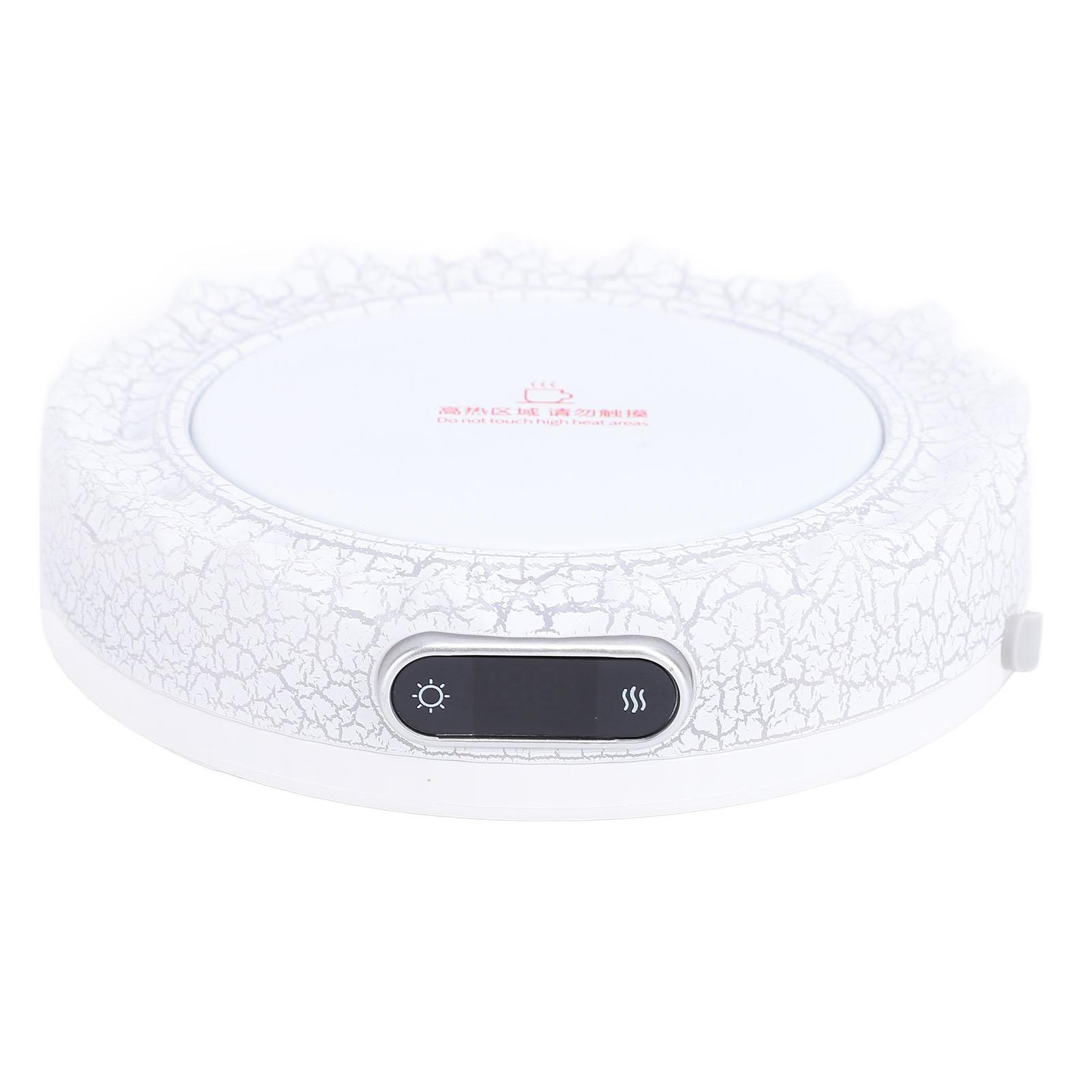 

Electric Mug Warmer with Colorful Lights Volcano Shaped 4 Temp Setting Constant Temperature Heating 8H Timer Cup Type 2