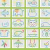 Magnetic Drawing Board Pen Color Puzzle Magnetic Chessboard Children's Magnetic Attraction Toy