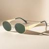Sunglasses Advanced Metal Sunglasses Fashion Oval Glasses Brand Designer Vintage Sun Glasses High Quantity