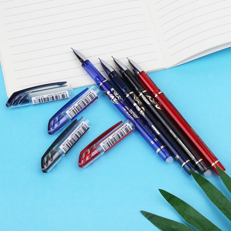 6/12 PCS Erasable Colour Gradient Ballpoint Pen Multifunctional Tool Pen Fashion Creative Stylus Stationery Writing School Ball Gel Pen