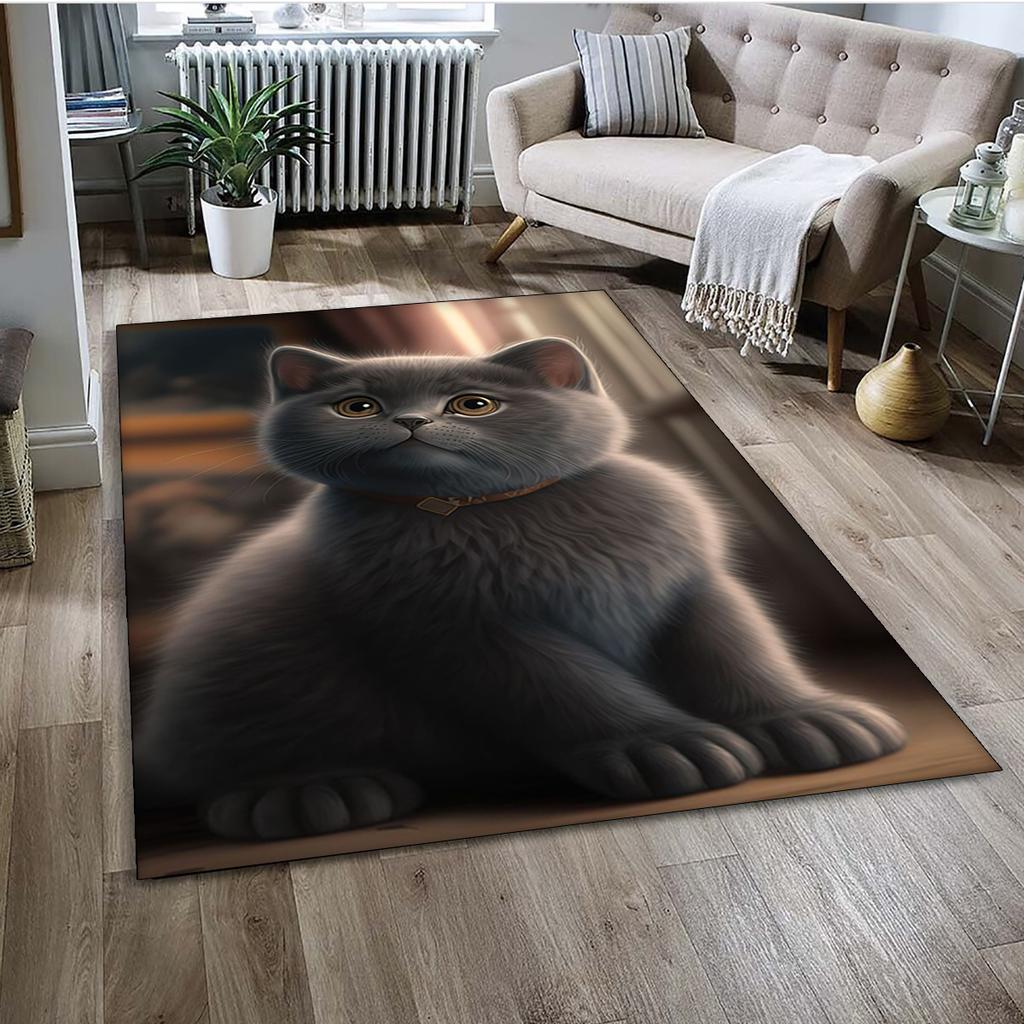 27 Style Cartoon Cute Calico Cat,Persian Cat,Ragdoll Carpet Rug for Home Living Room Bedroom Sofa Doormat Decor,kid Non-slip