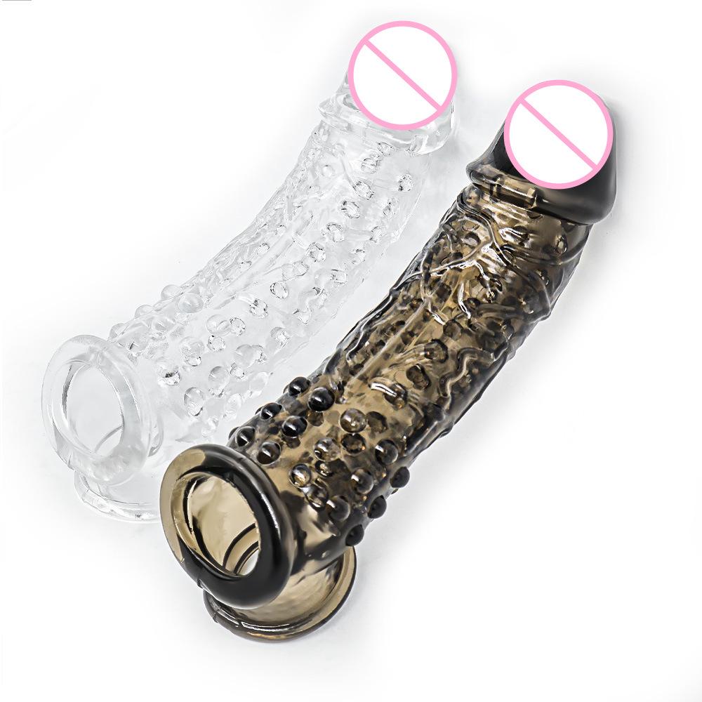 Crystal Wolf Tooth Men's Enhancing Sleeve Set - Fun Couples Toy, Adult Pleasure Product