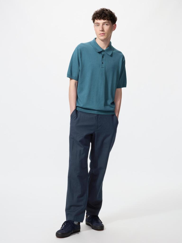 Uniqlo Japan Linen Blend Easy Pants