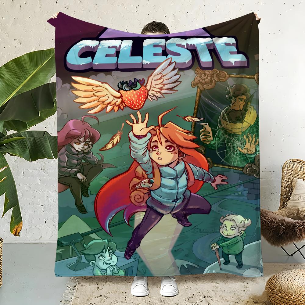 Game C-Celeste Throw Flannel Throw Blanket,Bed Home Office Nap Blanket Travel,Camping,Picnic Blanket Soft Decor 75cmx90cm