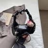 Folded Handbag Women's 2025 Summer New High-value Dumpling Bag Fashionable Foreign Style Chain Commuter Messenger Bag