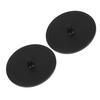 2pcs Coffee Machine Rubber Backflush Disk 50mm Backflush Disc Cleaning Blind Plate Black
