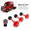 Music Air Horn 3 Trumpet 12V 125db Musical Sound Air Horn with Air Compressor and Hose for Truck Train Boat Car