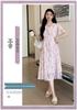 Maternity Wear: 2026 Summer Korean Floral Dress - Fresh, Age-Reducing, and Sweet Loose Fit