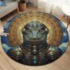 AnimalSorcerer Round Area Rug,Carpet Rug for Living Room Bedroom Sofa Playroom Decor,Non Slip Floor Mat