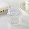 WTEMPO DIY Empty Plastic Decorative Jars with Lids Beads/Headbands/Buttons/Keyrings Containers Handicrafts Storage Jars Clear Wide Mouth Package Jars