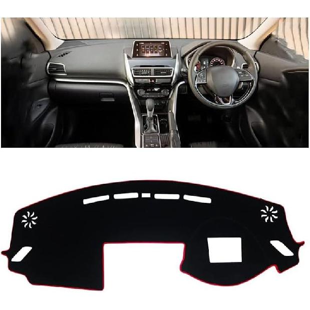 

Коврик на приборную панель автомобиля, для Mitsubishi Eclipse Cross 2017 2018 2019 2020-2022, противоскользящий коврик, накладка на приборную панель, аксессуары для интерьера RHD Red Side