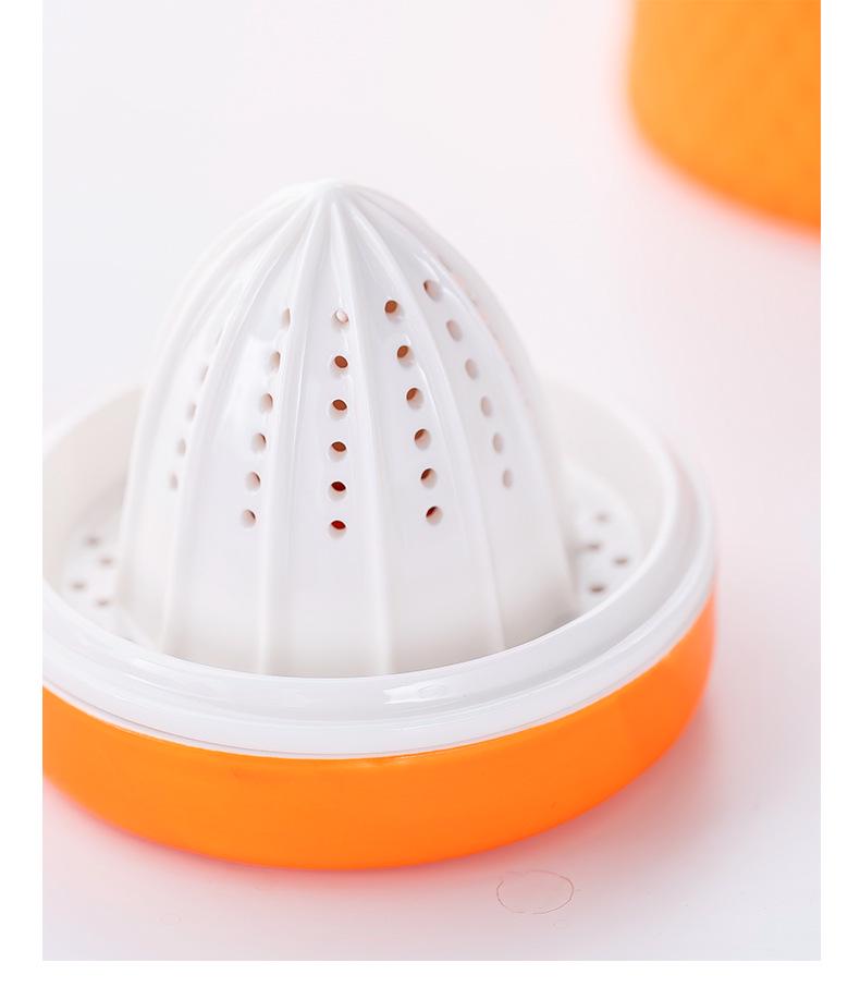 Spremiagrumi al Limone Portatile in Ceramica Senza Laccatura: Bancarella di strada, Cucina, Attrezzo a forma di cono
