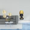 Leaves Statue Bookshelf Sculpture African Woman Tabletop Ornament Birthday Housewarming Gift Bedroom