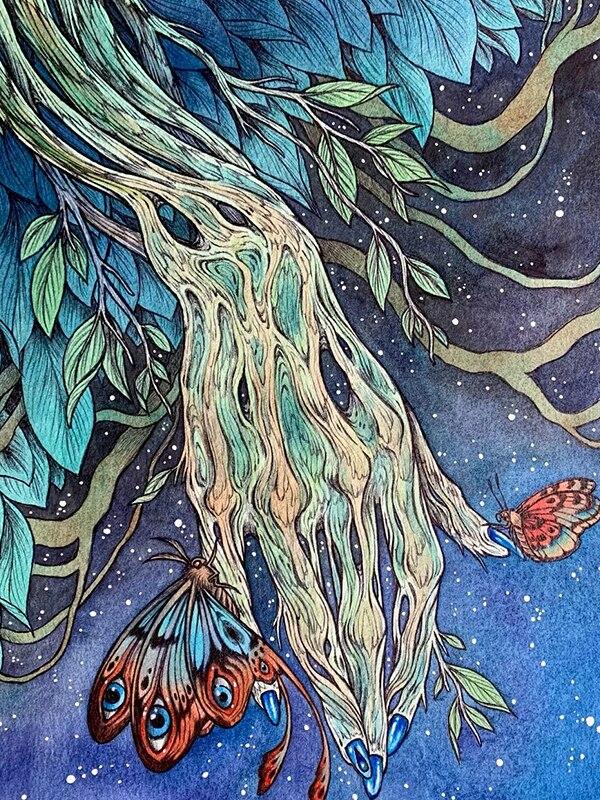 Tam Yuvarlak Elmas Nakış Çizgi Roman Hayvanlar Diy 5D Elmas Boyama Karikatür Soyut Portre Taklidi Duvar sanat posterleri