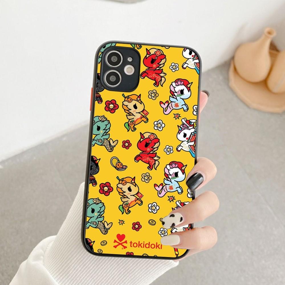 Japan Tokidokis Phone Case For IPhone 14 11 12 13 Mini Pro Max 8 7 Plus X XR XS MAX Translucent Matte Cover