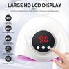 Professional 72W UV LED Nail Lamp For Fast Drying Gel Nail Polish 24LEDS Nail Drying Lamp With 3 Timers Automatic Sensor