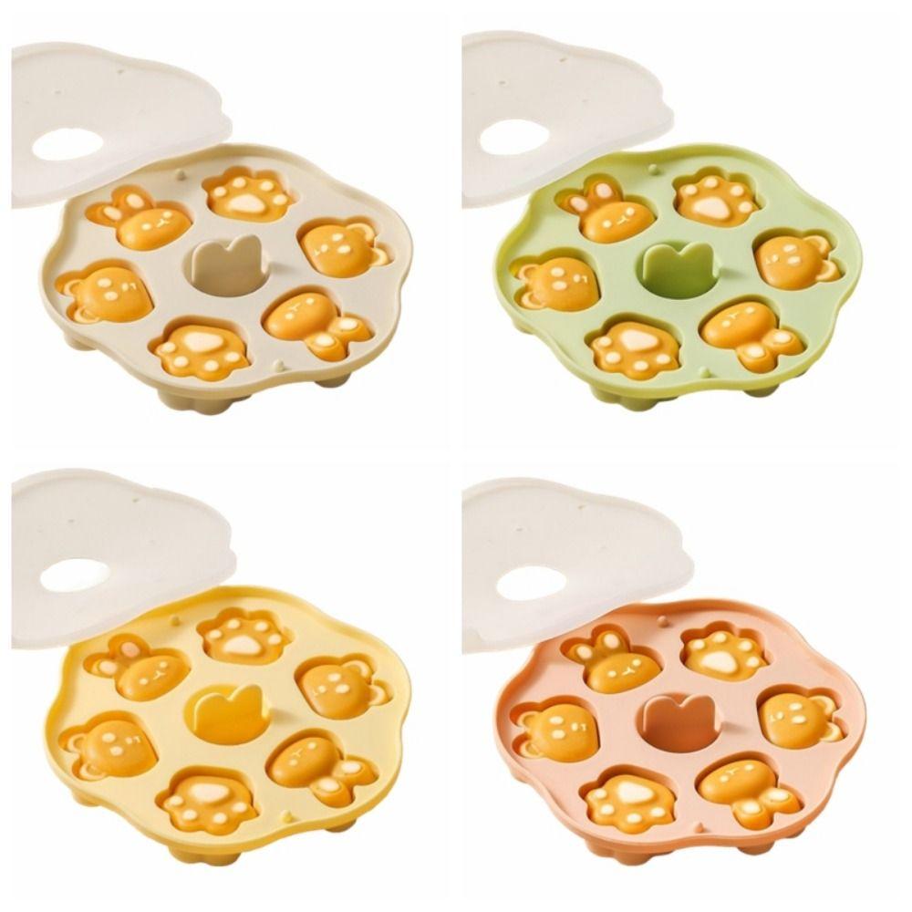 DIY Baby Food Steamed Cake Mold Creative Cartoon Baking Mold Silicone Cake Mold  Baking Tool