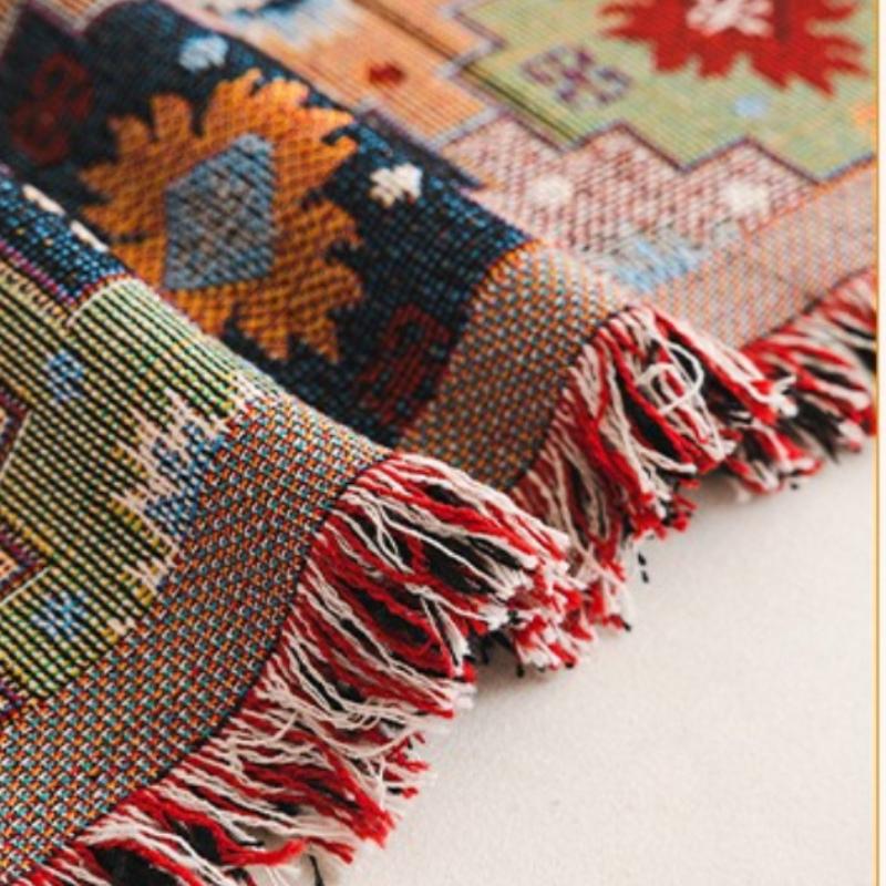 Bohemian sofa towel universal cover, universal in all seasons, non-slip and anti-cat scratching sofa cushion cover