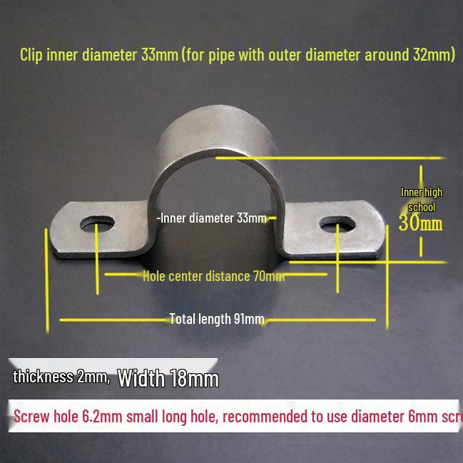 Vysoce odolné U-třmeny z pozinkované oceli pro stěnu/podlahu