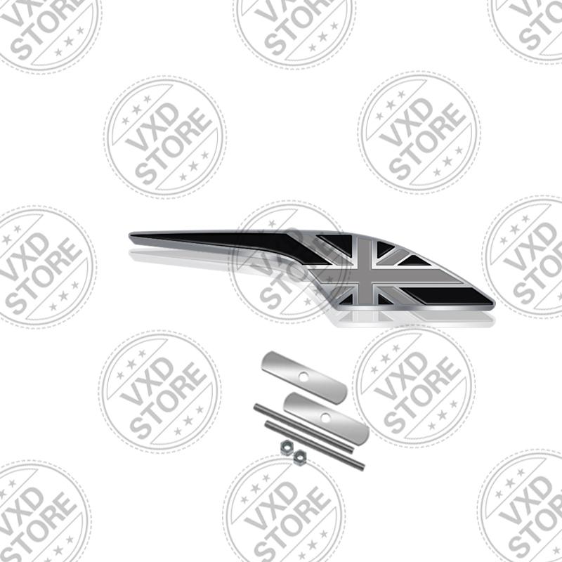 3D UK British Flag Grille Emblem METAL Rear Trunk Car Badge sticker For Abarth Land Rover Jaguar Skoda seat MINI Copper Fiat SS10