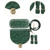 Pu -bags Knit -set Hand -woven Crochet Handbag Material for Enthusiasts