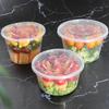 Luqian 300ml Round Plastic Takeaway Meal Box