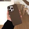 Simple Solid Silicone Full Coverage Anti Fall Phone Case For Iphone 17