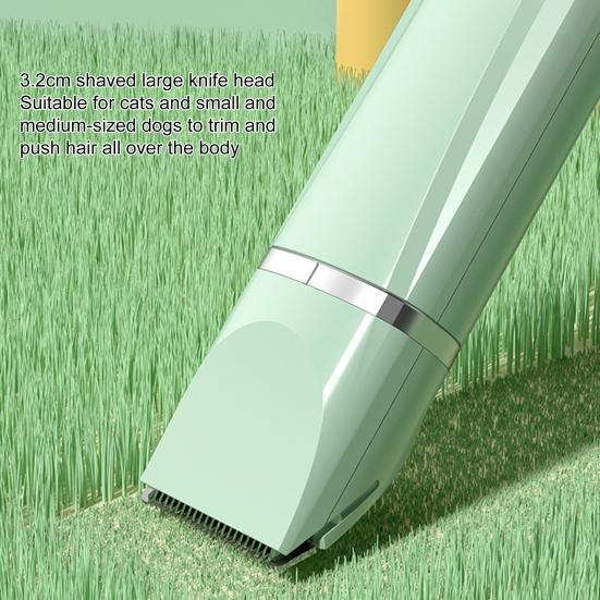 1 Set Cat Hair Trimmer Quiet Cordless Handheld Dog Shaver Clipper USB