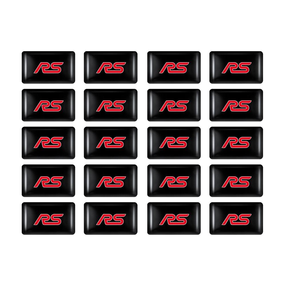 AKN1 10/20pcs Car Interior Sticker Home Office School Computer Badges For Ford Ranger Focus Mustang S-MAX Transit Mondeo Fusion Fiest