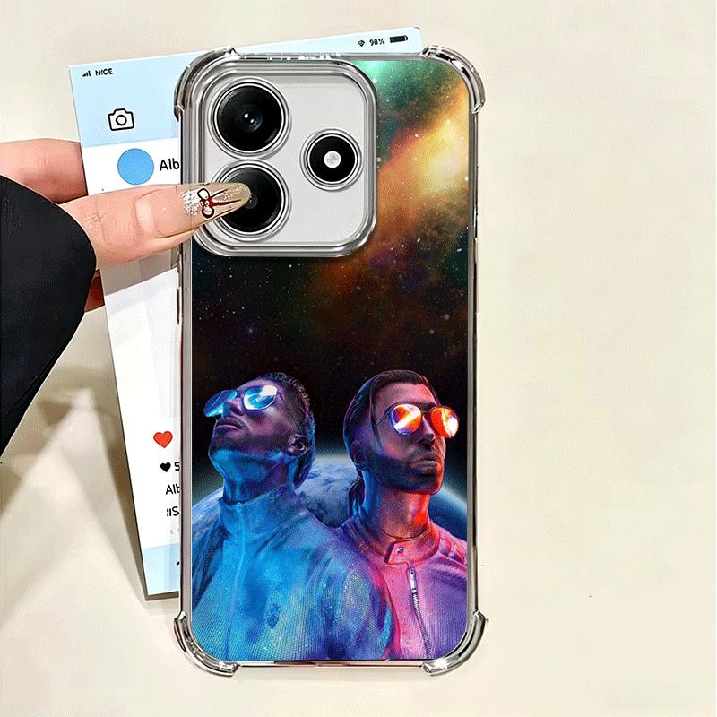 PNL QLF Rapper Singer Soft Phone Case For Xiaomi Poco X7 X8 Pro Max X6 X5 X3 F8 Ultra F7 M8 M7 M5S Redmi 15C 15A 15 14C 13C 12C