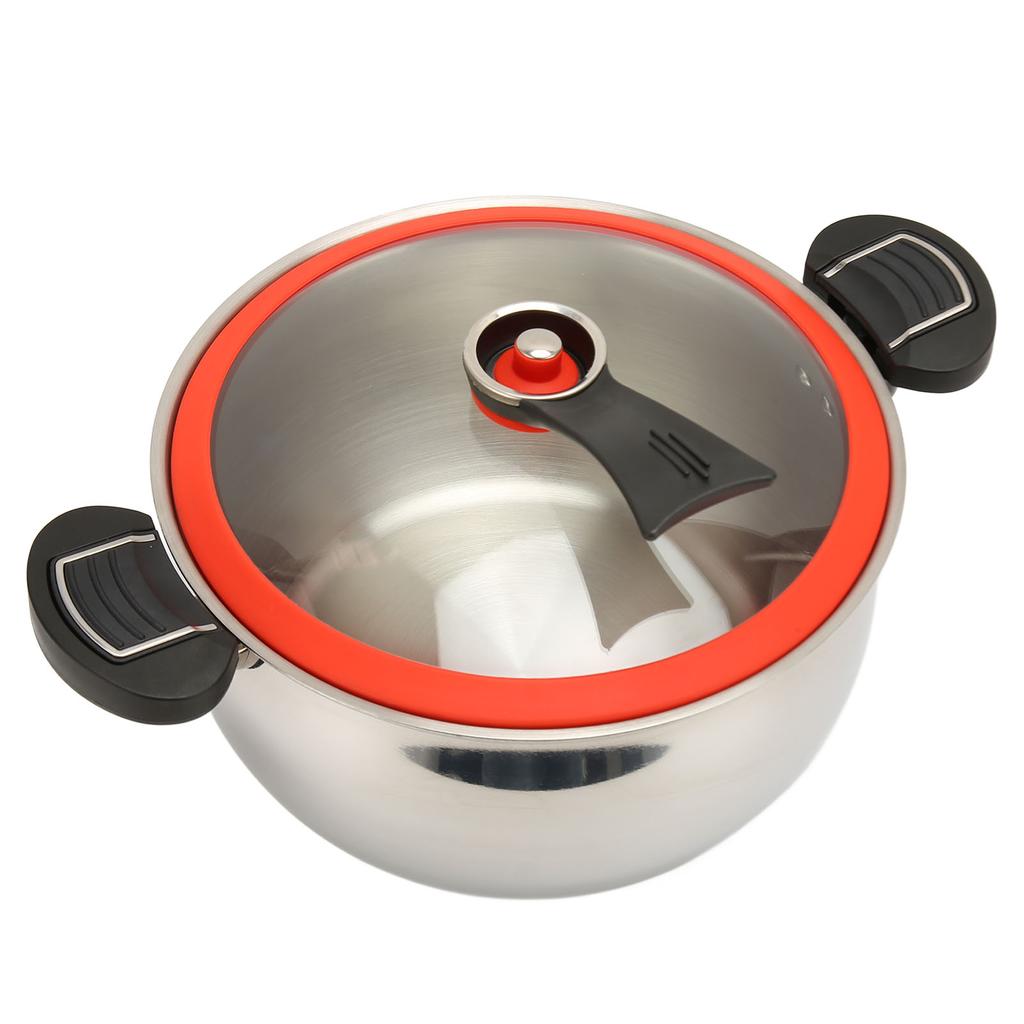 7L Kitchen Pressure Cooker Stainless Steel Pressure Cooker Household Soup Mt Pot for Induction Cooker Gas Range