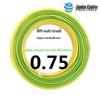 Jinda BVR0.75/1.0mm² Flame-Retardant Copper Core Flexible Wire, 200m Single-Core Multi-Strand