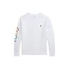 Polo Ralph Lauren Sweatshirt Ss24 Logo Embroidery Crew Neck Long Sleeve Kids Sweatshirts White CWPOKNIY8021095-100