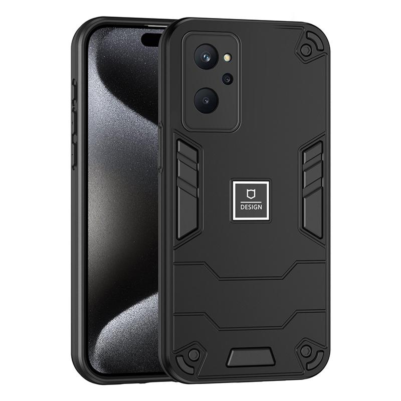 For Realme 9 Armor Shockproof Magnetic Phone Case For Realme 9 Pro Plus Realme 9I 9 Pro Realme 10 Solid Color Hard PC Back Cover