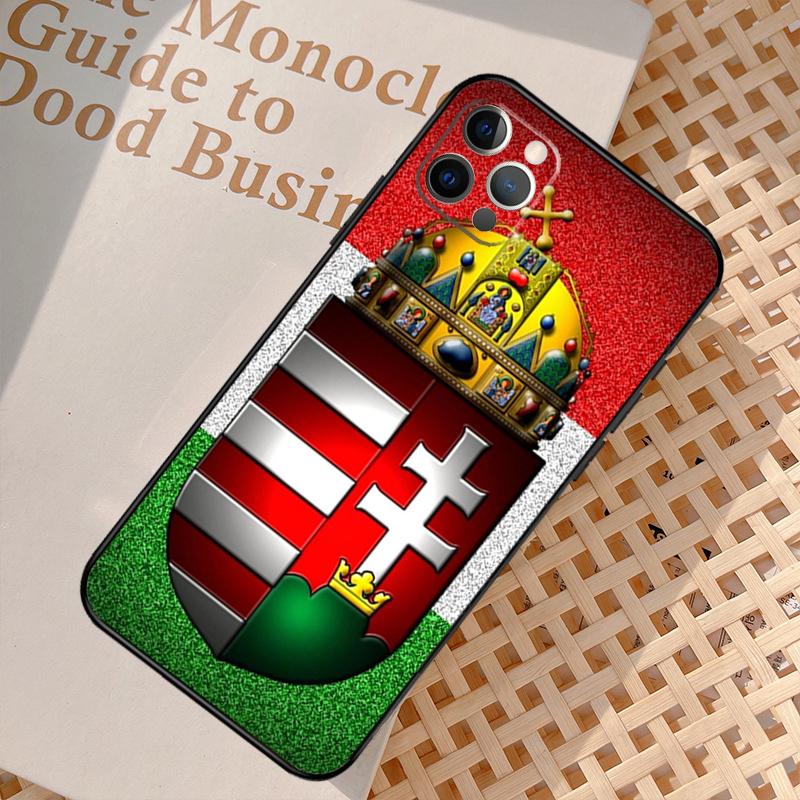 Hungary Flag Phone Case For iPhone 17 Air 16 15 14 13 11 12 Pro Max 13 12 mini 15 16 Plus 16e Cover Coque