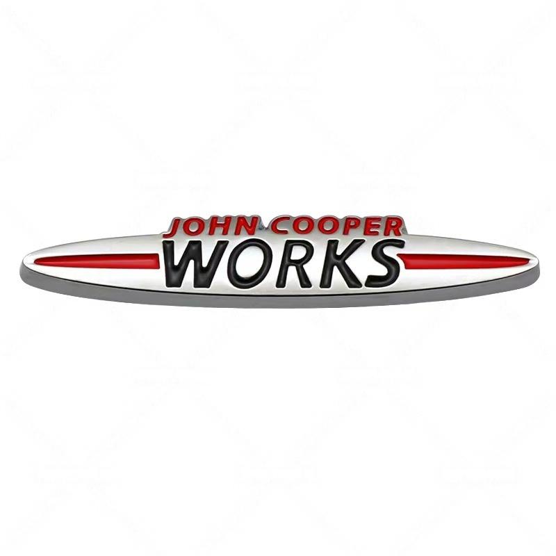Pegatinas Emblema de Metal JCW John Cooper Works Calcomanía para Guardabarros Lateral Trasero Maletero de Coche Pegatina
