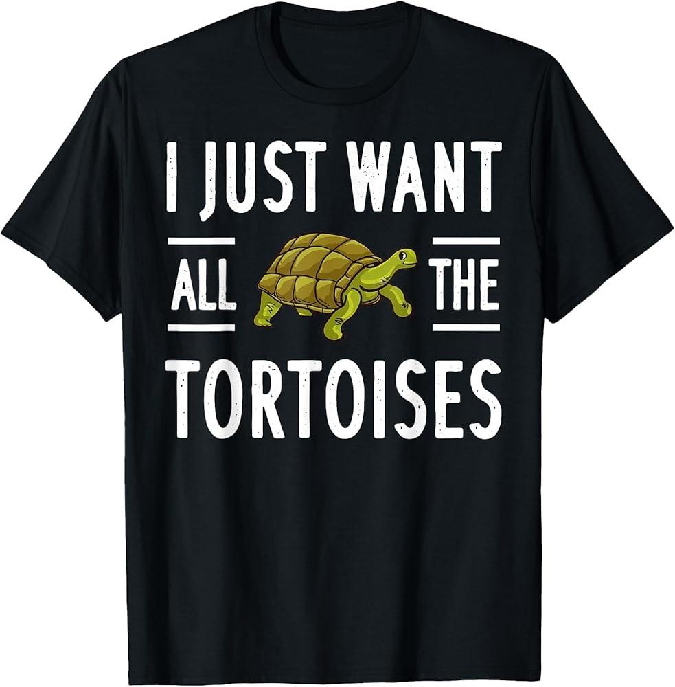 Russian Tortoise Gift African Sulcata Habitat TShirt Unisex T-Shirt L