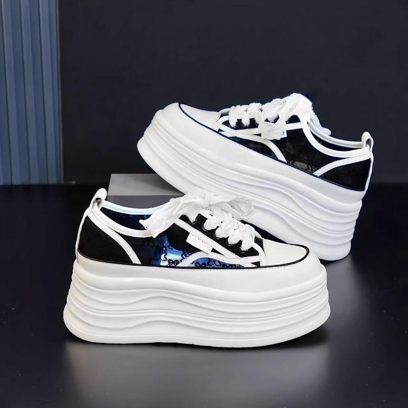 Thick-soled Heightening Little White Shoes Women's New Spring and Summer Women's Shoes Muffin Fashion Versatile Casual Sports Board Shoes