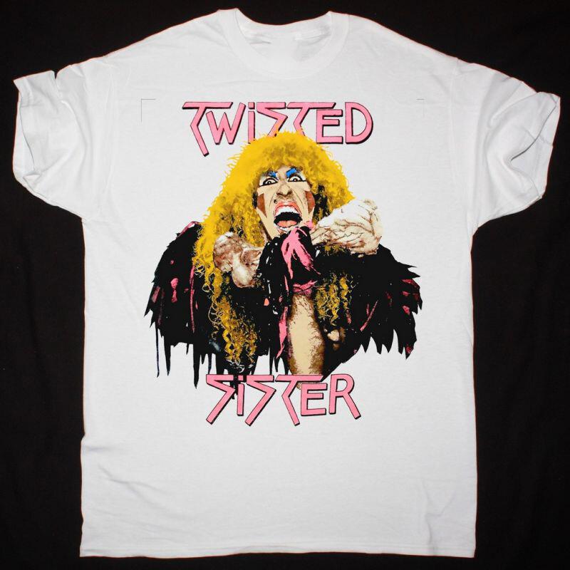 TWISTED SISTER STAY HUNGRY TOUR Cotton White All Size Unisex Shirt DI159 Unisex T-Shirt XXXXL