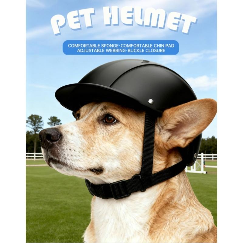 Light weight Pet Safety Helmet For Small Breeds Outdoor Activity Comfortable Breathable Structure