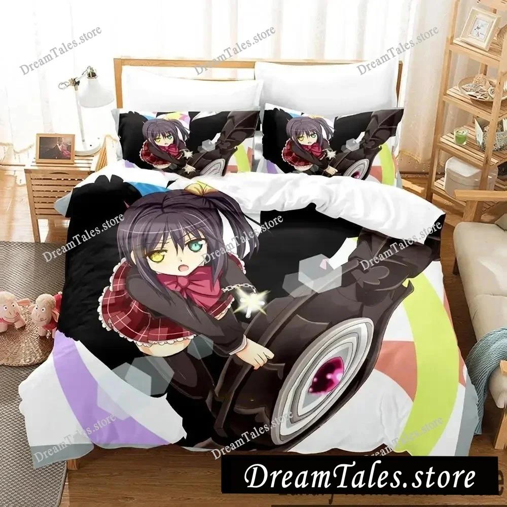 Anime Love, Chunibyo & Other Delusions Bedding Set Boys Girls Twin Queen King Size Duvet Cover Pillowcase Bed Boys Adult741