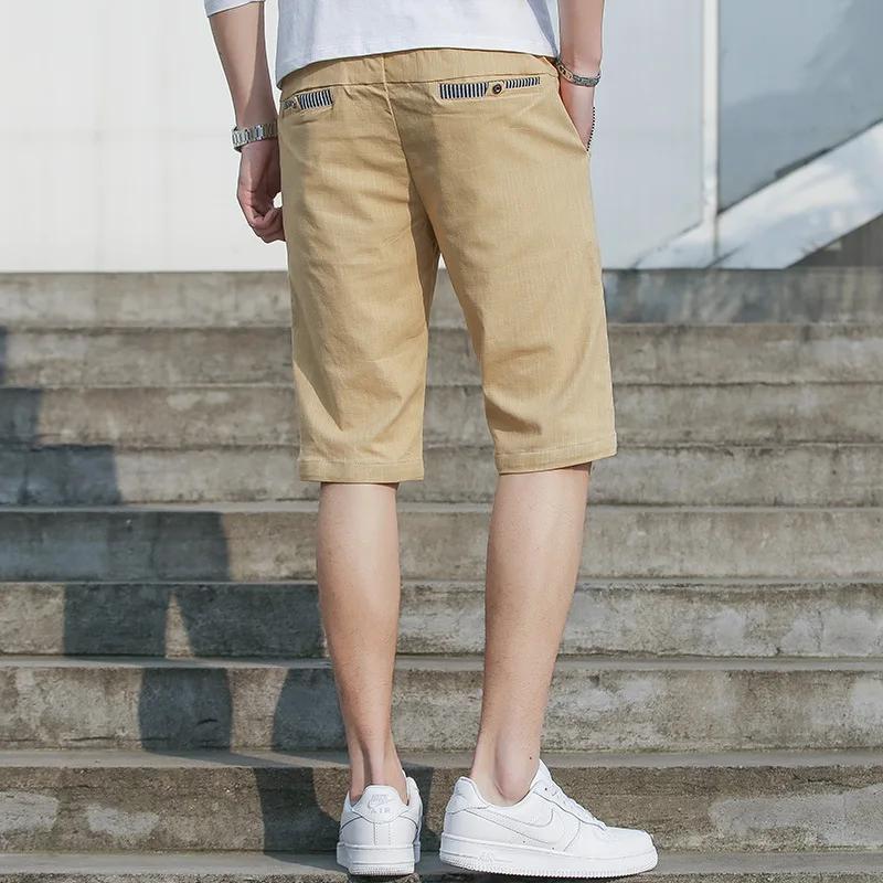 Sport Shorts Man Summer Men's Casual Cotton Shorts Beach Short Pants Casual Classic  Five-point Pants