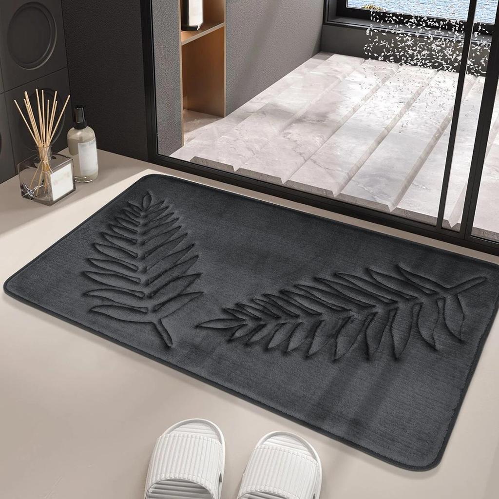 Memory Foam Absorbent Non-Slip Mat for Bathroom, Living Room, Bedroom, Kitchen, and Entrance.